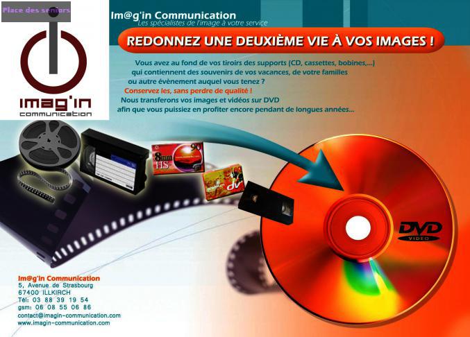 transferts vos supports sur DVD à Strasbourg