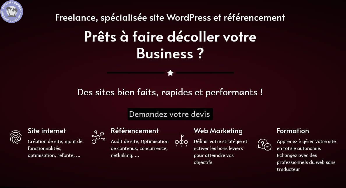 Création site Internet - Réferencement naturel à Saintes